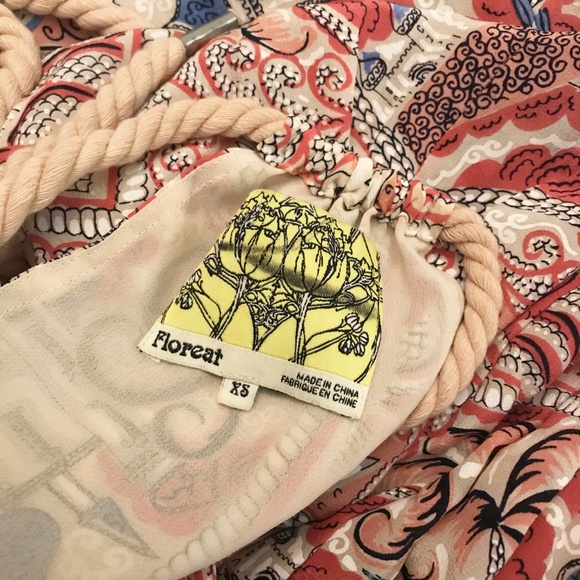 Anthropologie Floreat Castle Lake Dress - XS - Picture 7 of 7